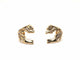 Boucles d'oreilles Boucles d'oreilles panthère or jaune 750 mil et diamants 58 Facettes