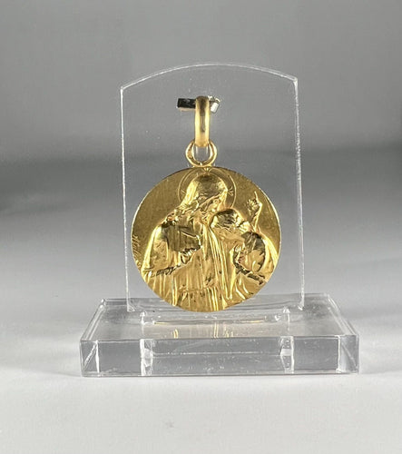 Pendentif DROPSY. Médaille de communion en or 58 Facettes 218