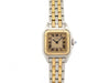 Montre vintage montre CARTIER panthere pm 1057917 quartz 23 mm acier & or jaune 58 Facettes 264912