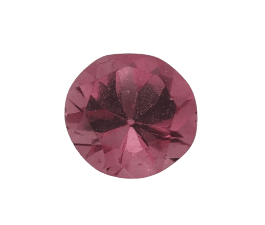Gemstone Saphir rose non chauffée 0.62cts 58 Facettes 161