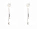 Boucles d'oreilles boucles d'oreilles pendantes en or blanc 58 Facettes 13450
