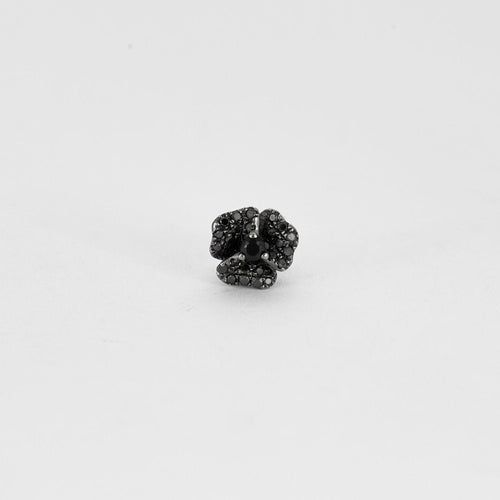 Boucles d'oreilles Boucles d'oreilles décor roses or blanc et diamants 58 Facettes AB45