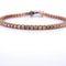 Bracelet BRACELET UNISEXE « TENNIS » - OR ROSE 18 KT - DIAMANTS 58 Facettes