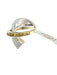 Bague 55.5 ALFIERI & ST JOHN - Bague en or, saphirs jaunes et diamants 58 Facettes