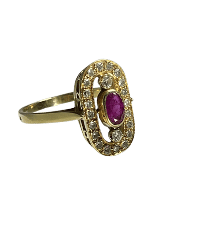 Bague 56 Bague or, rubis et diamants 58 Facettes 207