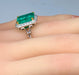 Ring 51 5,32 carat emerald and diamond ring 58 Facettes AB303