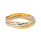 Bague 56 Cartier Bague  Trinity  Or jaune, Or blanc, Or rose 58 Facettes 4387237CN