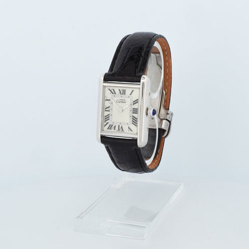 Cartier - Montre Tank Must cadran ivoire gris édition limitée 58 Facettes