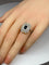 Bague 50 Bague Art Deco en Or jaune, diamants et saphir 58 Facettes