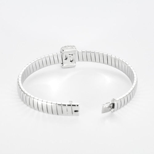 Bracelet Bracelet or blanc diamants 58 Facettes