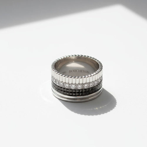 Bague 58 BOUCHERON - Bague quatre Black édition Large 58 Facettes 1.0000451/1