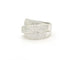 Bague Bague BAND en or blanc avec diamants de 1,40 ct 58 Facettes 13492