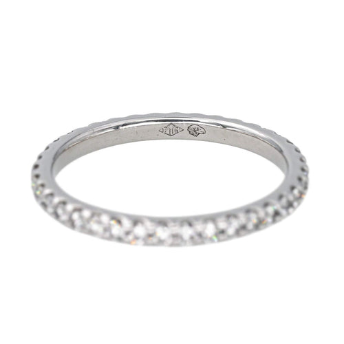 49.5 Bague Alliance  américaine Or blanc Diamant 58 Facettes 4402303CN