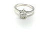 Bague 52 Bague solitaire diamant ovale 1,35ct 58 Facettes M8865