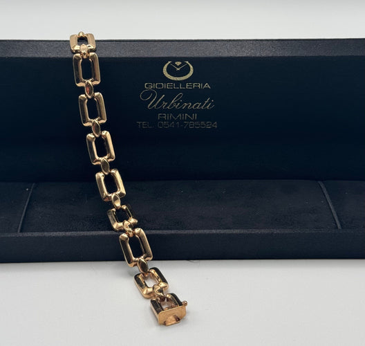 Bracelet Bracelet vintage en or jaune 18 carats 58 Facettes