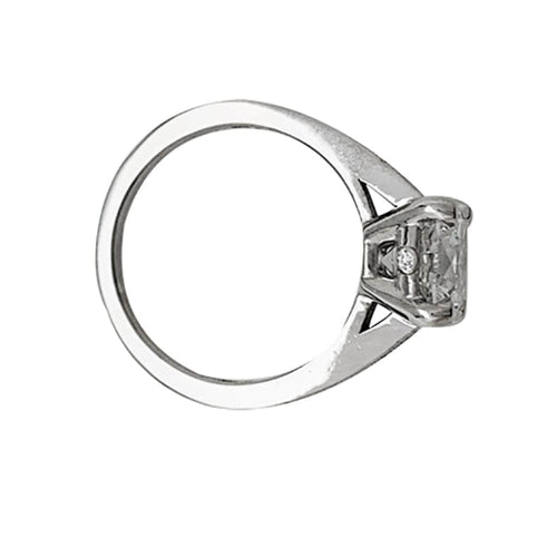 Bague 49 Bague platine avec diamant de 2,02 carats - Certificat HRD 58 Facettes 30455