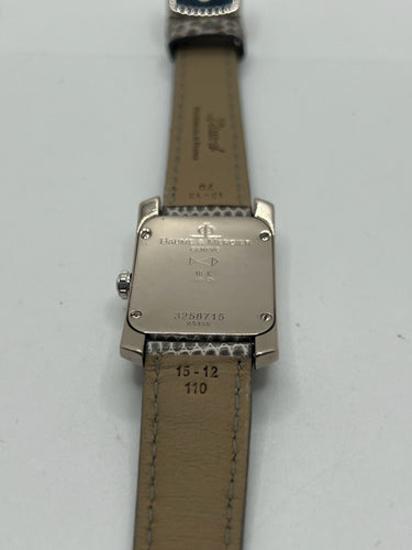 Montre Baume & Mercier Hampton Milleis Or blanc 18 carats et diamants 58 Facettes