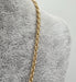 Yellow gold chain necklace 58 Facettes