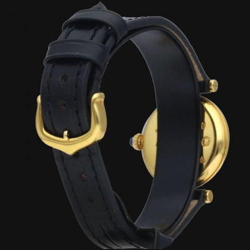 Montre Cartier Montre Must De Cartier Vermeil 58 Facettes MT41189