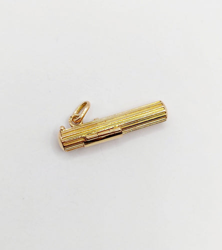 Pendentif Pendentif mezouzah vintage or jaune 58 Facettes A05545
