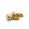 Boucles d'oreilles Boucles D’Oreilles en Perles Champagne et Or Jaune 58 Facettes 380872/Z05HU0U1