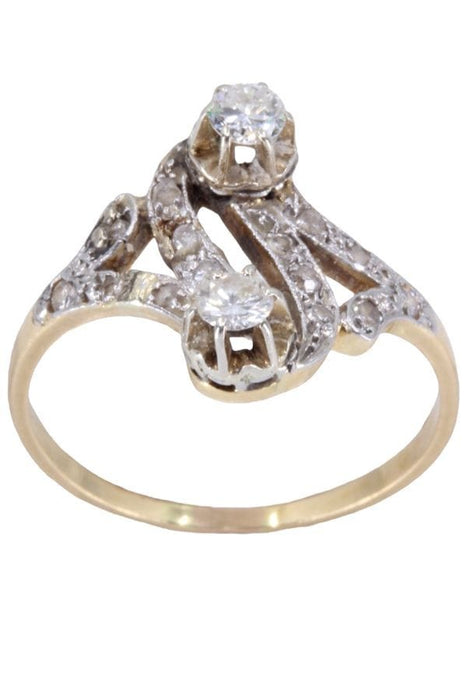 TOI ET MOI Diamants Art-Nouveau 58 Facettes 083651