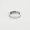 Bague 54 Bague jonc en or blanc et diamants 58 Facettes GU291