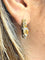 Boucles d'oreilles Parure 3 pièces têtes de panthères or jaune 18 carats , pierres synthétiques 58 Facettes