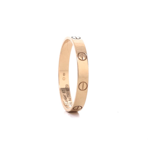 Bague 67 CARTIER - Alliance Love Or jaune 58 Facettes 97700