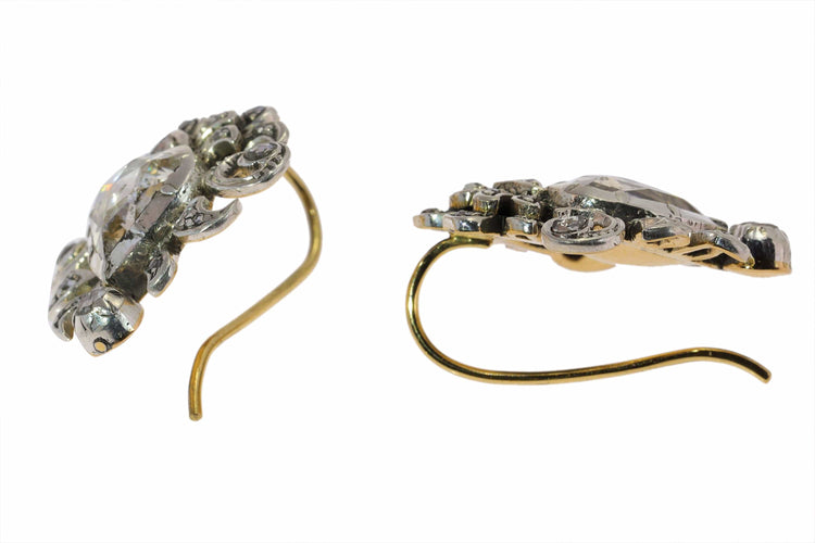 Boucles d'oreilles Affection éternelle : boucles d'oreilles en diamant taille rose enchanteresses c 58 Facettes 22027-0082