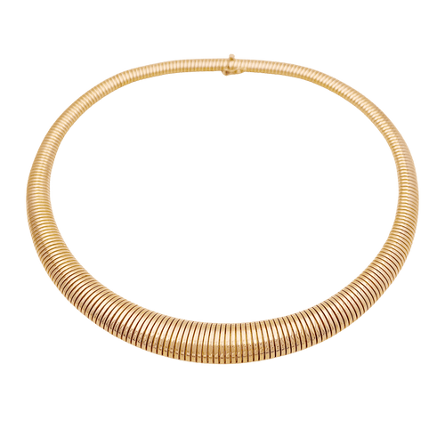 Collier Collier vintage "Tubogas". 58 Facettes 34518