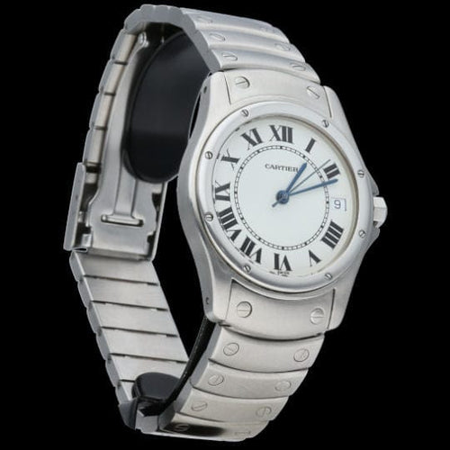 Montre Cartier Montre Santos Ronde 58 Facettes MT44439