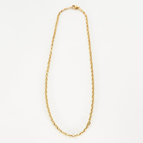 Bracelet Chaine or jaune gourmette 58 Facettes LP173-LP174