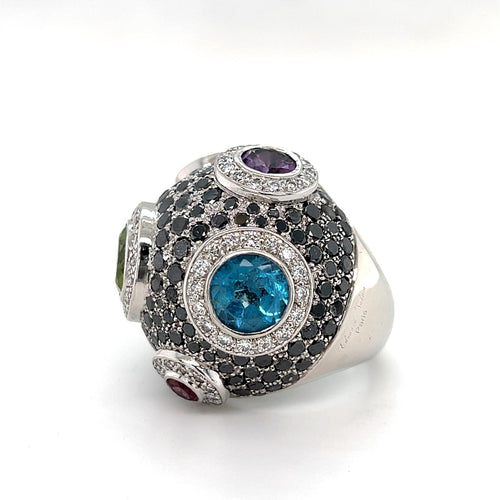 Bague 54 Edouard Nahum - Bague Jules Verne 58 Facettes NAH3062025