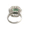 Bague 54 Bague en or avec diamants et tourmaline verte 58 Facettes Q107B (946)