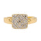 Bague Or jaune, Or blanc Diamant
