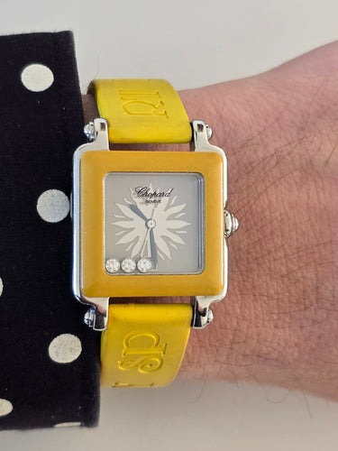 Montre Chopard - Montre Be Happy Sport Diamonds 58 Facettes