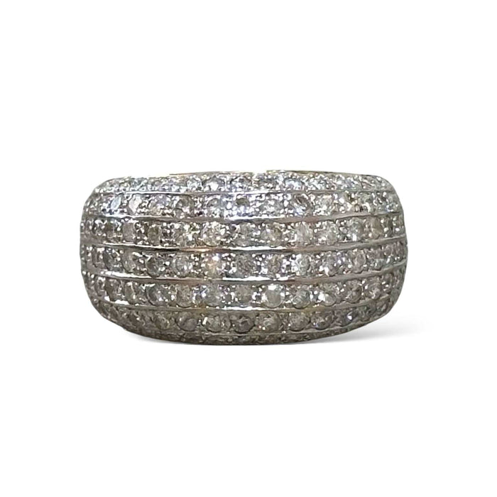 Bague 54 Bague 2 ors pavage diamants 58 Facettes 330