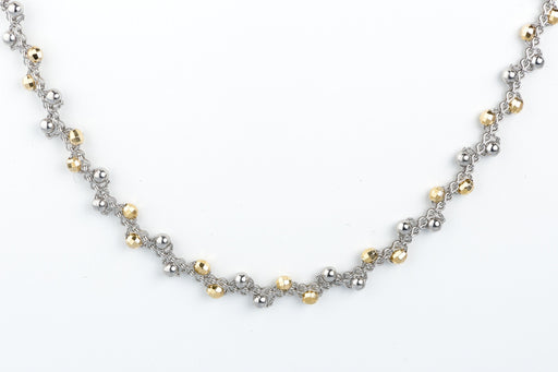 Necklace Gold necklace in two-tone gold 58 Facettes CLPTCC870