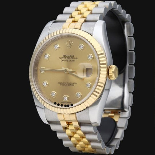 Montre Rolex Montre Date Just 36 58 Facettes MT44092