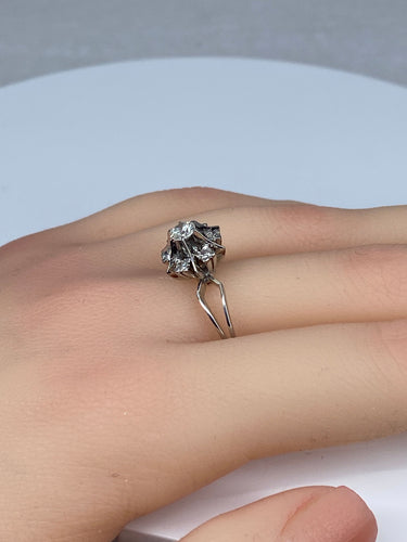 Bague Margueritte en Or blanc & Diamants