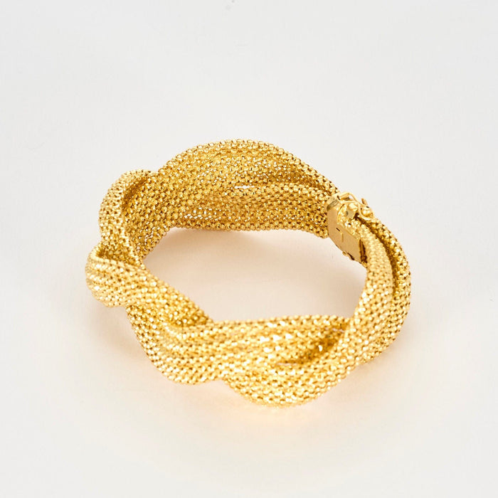 Bracelet Bracelet tressé or jaune 58 Facettes LP799