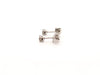 boucles d'oreilles tiffany puces harmony platine diamants 0.22ct s 58 Facettes 265706