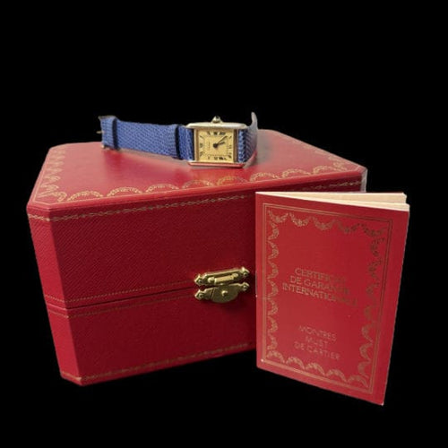 Montre Cartier Montre Tank Vermeil 58 Facettes MT44882