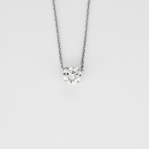 Collier Collier ras de cou en or blanc et diamants 58 Facettes 240791