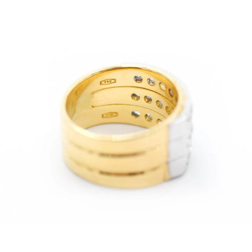 Bague Bague en or blanc sertie de diamants de 1,50 ct 58 Facettes 13414