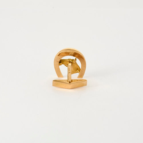 Boutons de manchette Boutons de manchettes or jaune 58 Facettes FON1758