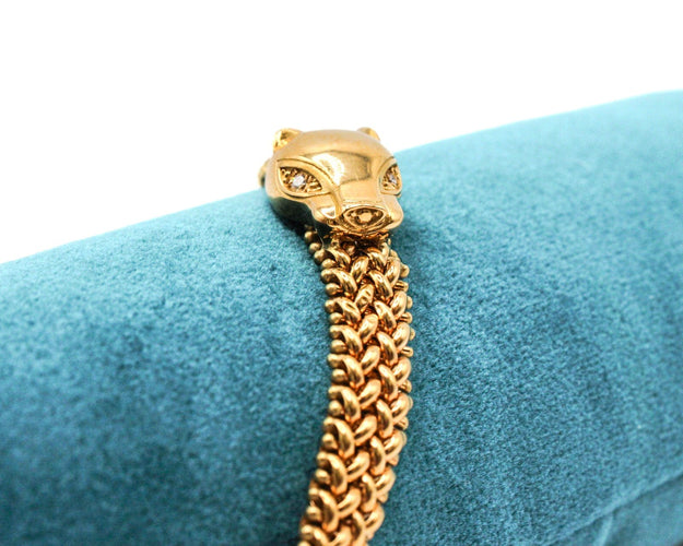 Bracelet or jaune panthère