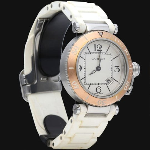 Montre Cartier Montre Pasha Seatimer 33Mm 58 Facettes MT42760