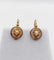Boucles d'oreilles Dormeuses victoriennes or rose et perles (circa 1890) 58 Facettes A05887